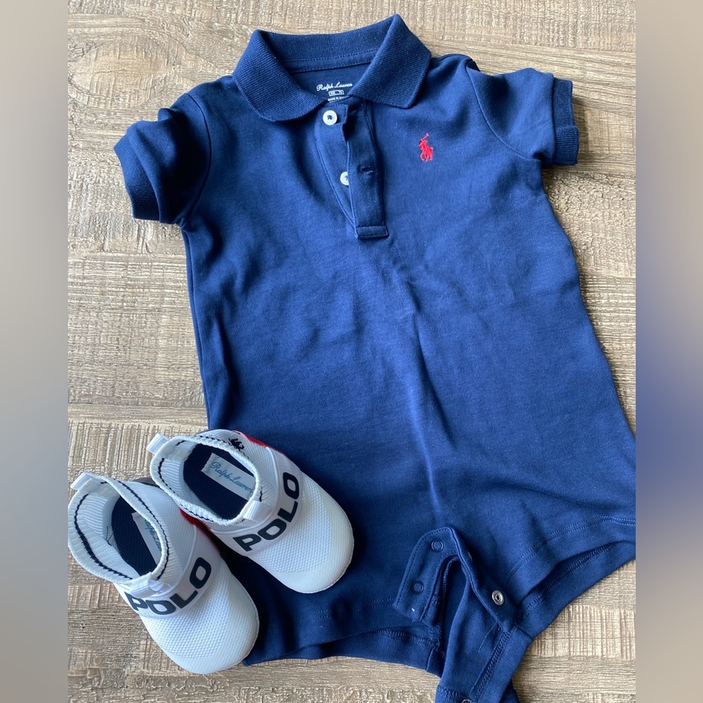 Ralph Lauren infant outfit with shoes